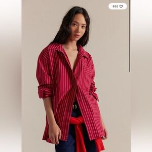 We The Free Hallie French Cuff Stripe Top (Free People)